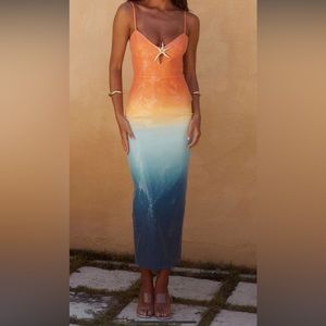 Benito Midi Ombré Dress